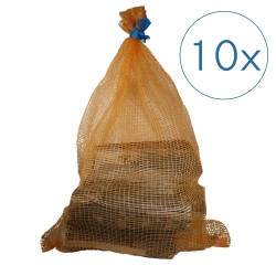 Brennholz Erle Kaminholz Erlenholz - 10 Netzsäcke | Gardline