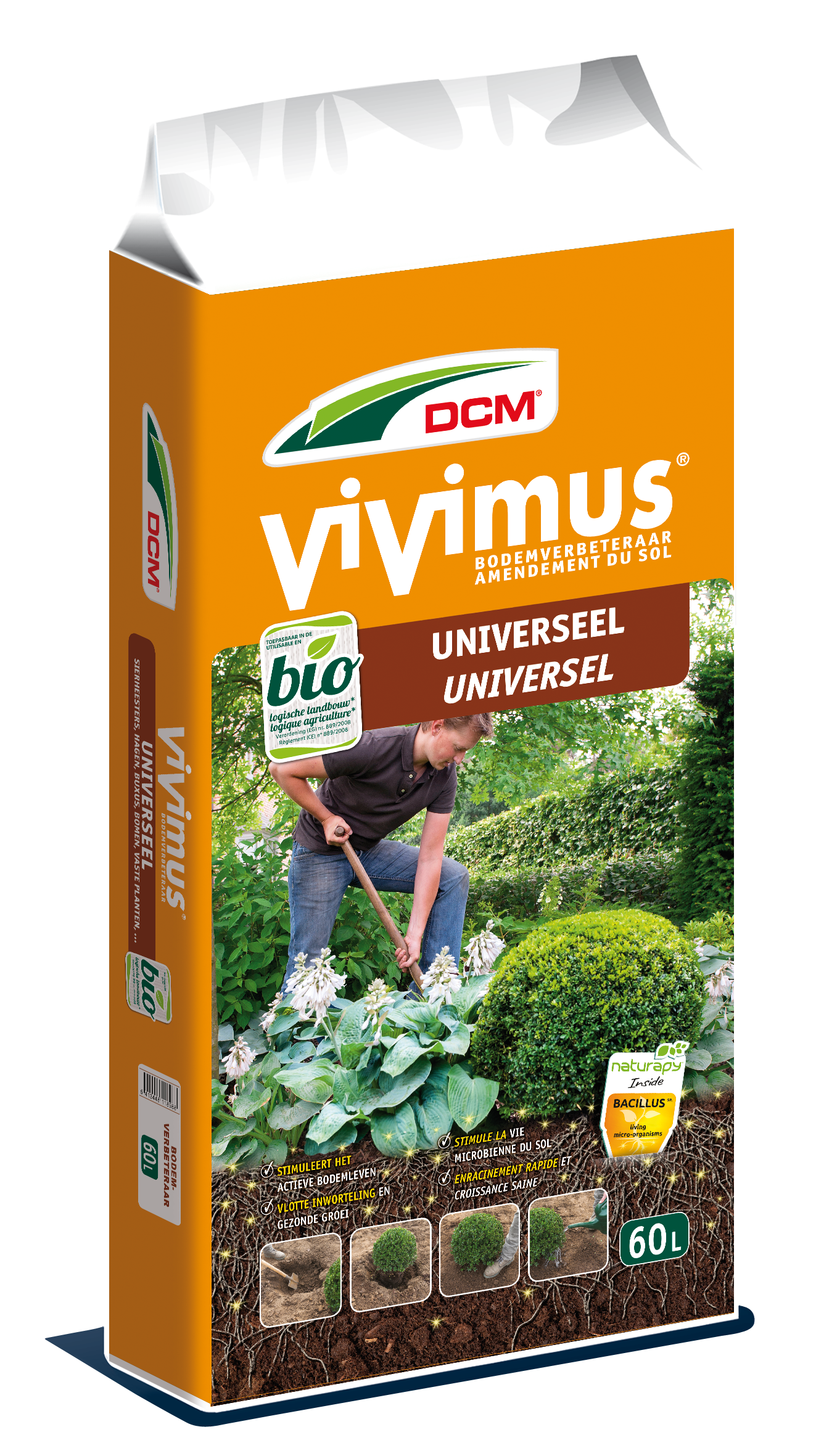 DCM Vivimus Bodemverbeteraar 60L | Aangroeigarantie Gardline